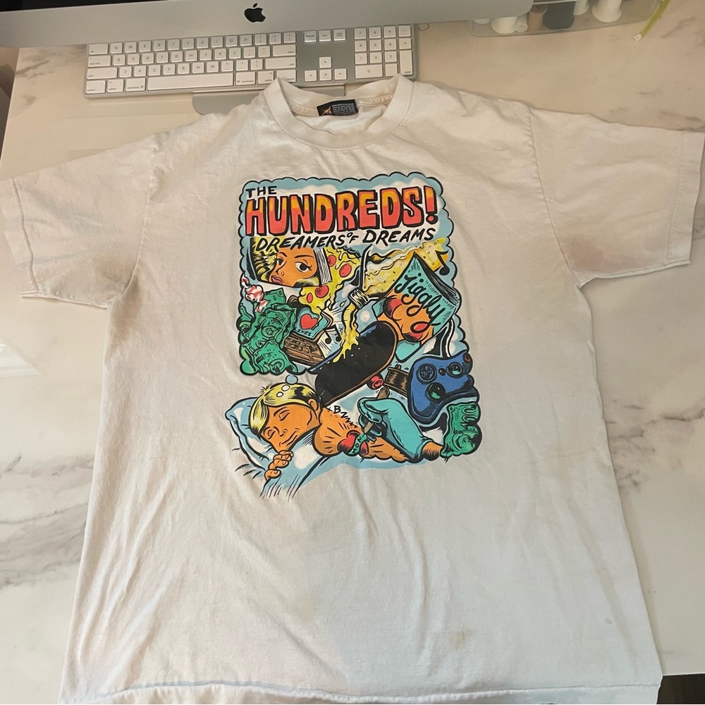 Vintage The Hundreds dreamers of dreams white graphic tee